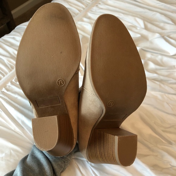 Tan Suede Booties - Picture 6 of 8